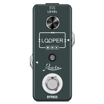 Rowin TSB-332 Gitara Looper Pedalo Skaitmeninis Looper Efektu Pedalai Elektrinė Gitara, Bosinė 10 Min Įrašymo Laikas  5