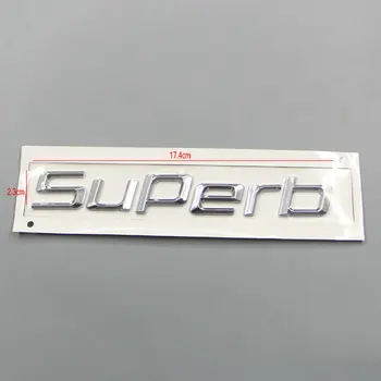Už Puikią Bagažo etiketės Puikus logo Abėcėlės ABS plastiko Electroplated automobilių dažai sidabriškai  10