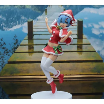 Naujas Kalėdų Dress Up Rem Pav Seksualus Re:Gyvenimas kitame Pasaulyje Nuo Nulio Pav Anime Veiksmų Modelis Žaislas, Lėlė Ram PVC 23CM  10