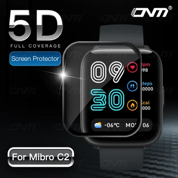 5D Full Screen Protector for Mibro C2 A1 X1 Lite Spalva Oro Smart Žiūrėti Apsauginės Plėvelės Mibro C2 A1 X1 Lite Spalva Ne Stiklo  2