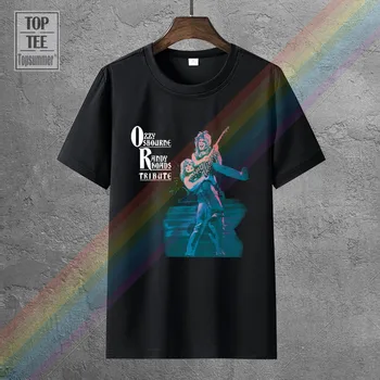 Ozzy Osbourne Randy Rhoads Naujas Trumpas Long Sleeve Black Marškinėliai Karšto Naujas 2019 M. Vasaros Mados T Shirts  1