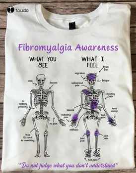 Naujas Fibromialgija Suvokimo, Ką Tu Matai, Ką Aš Jaučiu, Unisex Marškinėliai Tee Marškinėliai, Unisex  5