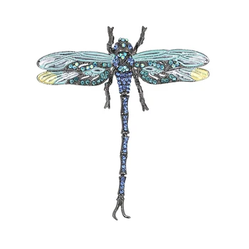 JURAN Kristalų Dragonfly Sages Moterims Mergina Žalia Žavesio Papuošalai Šalikas Atvartas Smeigtukai Sagė Antikvariniai Reikmenys 2022 Tendencija  10