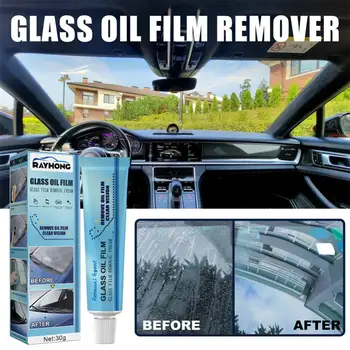Auto Priekinis Stiklas Lango Nukenksminimo Lietaus įrodymas Pašalinti Naftos Plėvelė Gera Pasta Automobilių Stiklo Naftos Filmas Valiklis Cleaner  4