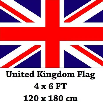 Naujas 120 x 180 cm jungtinė karalystė Jungtinė Karalystė Didžiosios Britanijos Sąjungos Jack Vėliavas Ir Plakatus, Nacionalinės Vėliavos Šalies Reklama  5