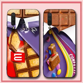 Šokoladas Milka Lauke Telefoną Atveju Xiaomi mi 5 6 8 9 10 lite pro SE Mix 2s 3 F1 Max2 3  10