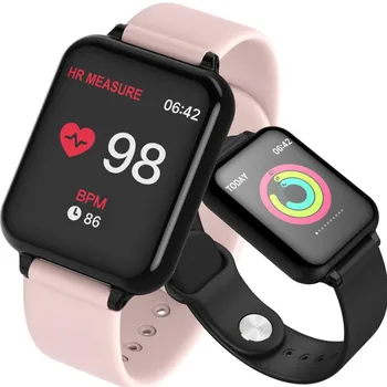 Smart Žiūrėti B57 Širdies ritmo Monitorius Kraujo Spaudimas Smartwatch GPS Vandeniui IP68 Moterims vyrai vaikas  5
