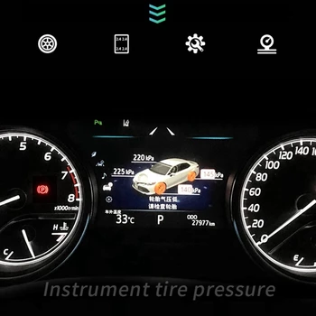 Automobilių TPMS Padangų Slėgio Stebėjimo Sistema, Skaitmeninis LCD Skydelio Ekranas Toyota Camry XV70 Corolla 2018-2020  5