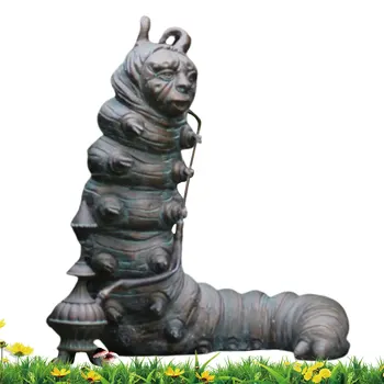 Alisa Stebuklų šalyje Dervos Ornamentu 22-25cm Alice Mad Hatter White Rabbit Cheshire Cat Ir Caterpillar Statula Sodo Deocr  5