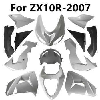 Už Kawasaki ZX10R 2007 Unpainted Lauktuvės Plastikinių Dalių Komponentų Liejimo Kėbulo, variklio Apdanga Pack Kairės ir Dešinės ABS  10