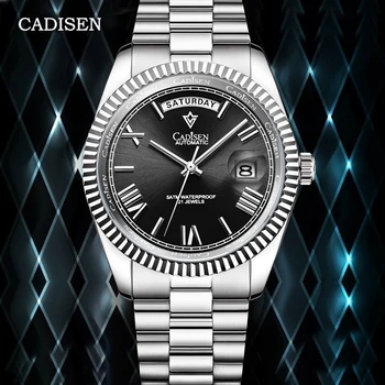 CADISEN 2022 vyriški Laikrodžiai Viršuje Prabangos Prekės Automatinis laikrodis Vyrams, Mechaniniai Laikrodžiai, Nerūdijančio Plieno Laikrodis Reloj Hombre  10
