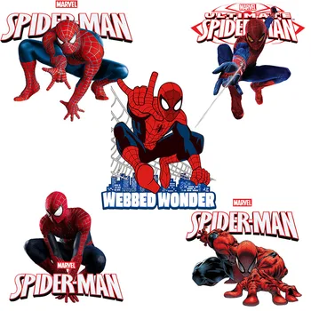 Anime Marvel Spiderman Lyginimo Pleistrai Karšto Pervedimai Drabužių Pleistras Animacinių filmų 