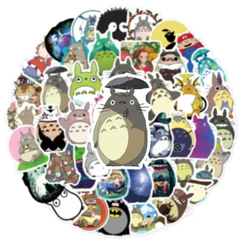 10/30/50pcs Japonų Anime Lipdukai Ghibli Hayao Miyazaki Totoro Vaikams, Cartoon Vandeniui Lipdukai Vandens Butelį, Telefono Dienoraštis  5