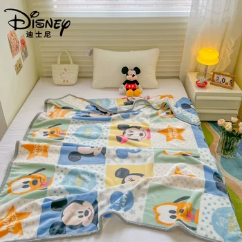 Originali Disney Mickey Mouse Antklodės Mielas Animacinių filmų Daisy Lotso Mikė Pūkuotukas Antklodės Lovos Vaikams Kawaii Antklodė  10