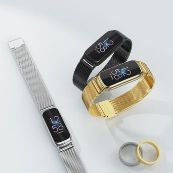 Už Fitbit Luxe Smart Watchband Metalo Milano Apyrankė Nerūdijančio Plieno Juosta Riešo Dirželis Fitbit Luxe Apyrankė  5