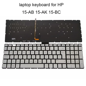 SP PO klaviatūra su foniniu Apšvietimu HP Pavilion 15 AB 