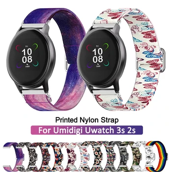 apyrankės už Umidigi Uwatch 3S Urun S smartwatch pakeitimo apyrankė Uwatch 2S dirželis, reikmenys 22MM Elastingos tinklelio juosta  10