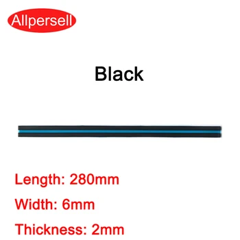 Nešiojamas mažesnis padengti gumos padas 15 colių atveju sąsiuvinis gumos juostelės apačioje lukšto juoda pėdos padas 280mm  10