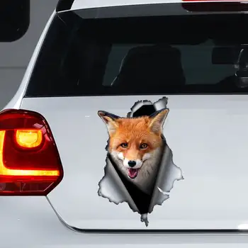 Red Fox automobilio lipdukas , Lapių magnetas, Lapių lipdukas  5