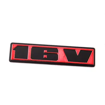 Automobilių ABS Raudona 16V Ženklelis Emblema tinka VW Rabbit Golf Jetta Gti Mk3 Lipdukas, Decal Automobilių Stilius Auto Reikmenys, Automobilių Lipdukai  5