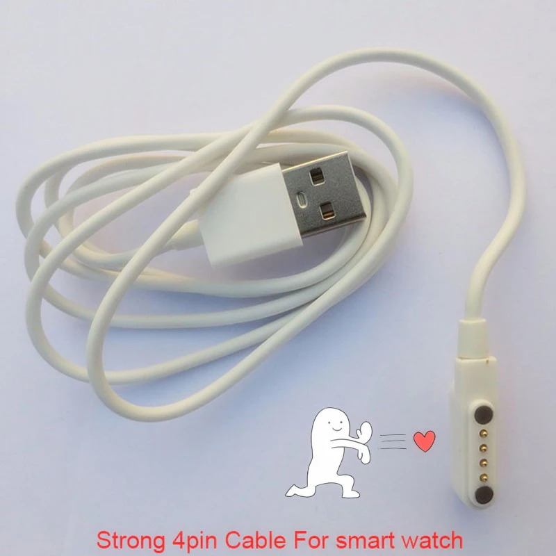 Originalus Zeblaze thor 4 Smart Žiūrėti įkrovimo kabelis allcall w2 smartwatch įkroviklis 4 pin geros kokybės, gera kaina, nauja