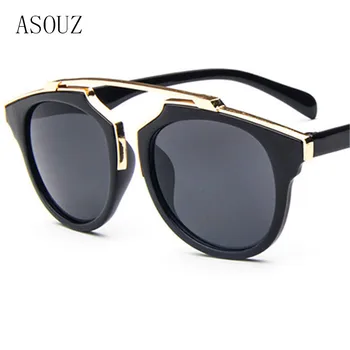 ASOUZ naujas mados ponios akiniai nuo saulės classic high-end retro markės dizaino ovalo formos vyriški akiniai UV400 akiniai nuo saulės UV apsauga  10