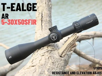 T-EAGLE Optika AR 5-30x50 SFIR Taktinis SFP Riflescopes Tepimas Kolimatorius Airsoft oriniams Akyse Medžioklės Šautuvas taikymo Sritis  5