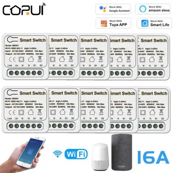 CoRui 16A MINI Wifi Smart Switch Adekvačius 2-way 
