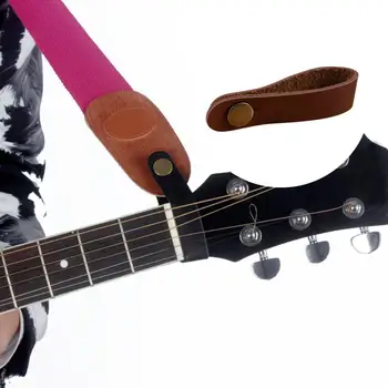 Klasikinis Diržas Užraktas Kietas Gražus Gitara Odinis Dirželis Spynos Galva Akcijų Adapteris Gitaros Kaklo Dirželis  1