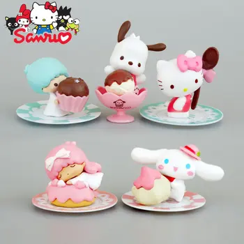 Ledų Desertas Sanrio Melodija Kuromi Hello Kitty Cinnamoroll Pochacco Office Pav Dekoravimas Ornamentais Vaikams Žaislas 3-4.5 cm  5