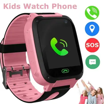 už S4 Vaikai Smart Žiūrėti Vandeniui Vaizdo Kamera Sim Kortelę Ryšio Telefono Smartwatch Su Šviesos Suderinamas su 