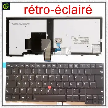 Prancūzijos Apšvietimu Azerty Klaviatūra lenovo ThinkPad L440 L450 L460 L470 T431S T440 T440P T440S T450 T450S e440 e431S T460 FR  10