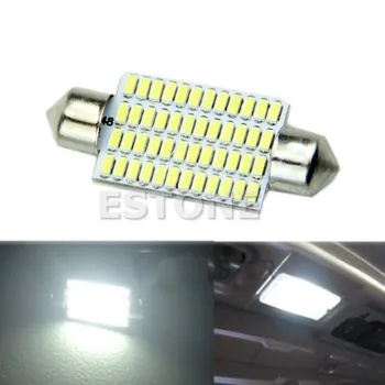 1PC 42mm 3014 48 SMD LED Automobilio Salono Girlianda Kupolas Baltas Lemputes, Lempos-Y102  10