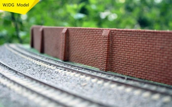 Ilgio lanksčios mūro tvora šlaito apsauga modelio traukinių geležinkelio maža smėlio lentelėje modelio traukiniai modeliavimas, aksesuarų, žaislų scena  10