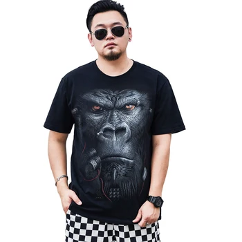 BJCJWF Vasaros King Kong 3d atspausdintas t-marškinėliai vyrams, hip-hop rap tee camiseta masculina marškinėliai moterims harajuku vyrų prabangos Prekės viršų  5