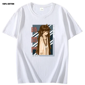 Maho Hiyajo Steins Gate T-Shirts karšto žaidimo Grafinis Marškinėlius Juokinga Vyrų Marškinėlius Mados 100%Medvilnė Tee Harajuku marškinėliai vintage marškinėliai  5