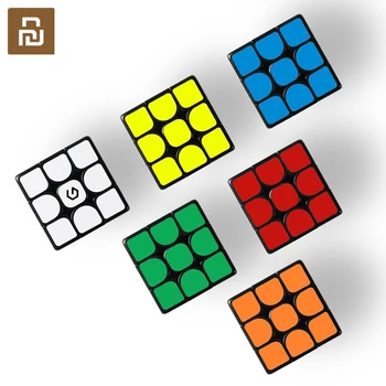 Youpin Giiker M3 Magnetinio Kubas 3x3x3 įspūdį išskleidimo APP mokymo magijos kubo galvosūkį Vaikams Suaugusiųjų Švietimo Žaislas Rubiko  10