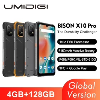 UMIDIGI BISON X10 Pro NFC Pasaulio Versija Išmanųjį telefoną 6.53
