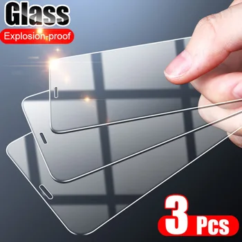 3PCS Grūdintas Stiklas iPhone 14 13 12 11 Pro Max Mini Screen Protector, iPhone X XR XS Max 7 8 6 6S Plus SE 2020 Stiklo  5