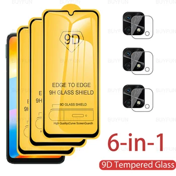 9D Apsauginis Stiklas Xiaomi Redmi 10C 6.71 colių 6in1 Ekrano Apsaugos xiaomi xiomi redmi 10 c c10 10c Šarvuotos Plėvelės Dangtis  5