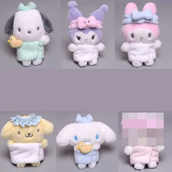Sanrio Kawali Kuromi Hello Kitty Mano Melodija Cinnamoroll Pagalvę Pliušinis keychain Anime Vaikas žaislų, Animacinių filmų Kolekcija helovinas dovana  10