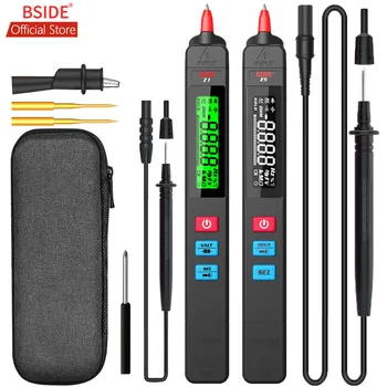 BSIDE Multimetras Skaitmeninis Testeris Smart Pen Tipo Įtampos Detektorius DC AC Talpa Ohm NCV Hz Tęstinumas, Diodų Matuoklis  5