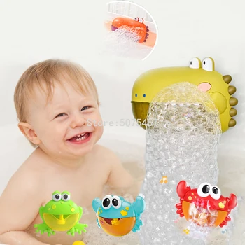 Kūdikių Vonios Žaislas Elektros Dinozaurų Burbulas Mašina, Vaikams, Vaikų Baseinas Maudytis Vonioje Cartoon Formos, Žaisti Vandens Žaislai Dovanų  5