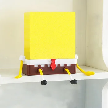 Mielas Animacinių Filmų Sponge Turėtojas Virtuvės Buitinė Organizatorius Saugojimo Indai Nutekėjimo Stovo Naujų Namų Reikmenys  5