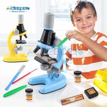 Zoom Mikroskopu Biologijos Laboratoriją, LED 1200x Mokyklos Vaikų Mokslo Eksperimentas Rinkinys Švietimo Mokslo Žaislai, Dovanos Vaikui, Mokslininkas  5