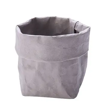 ins nešiojamų makiažo šepetėlių laikymo maišelį galima skalbti kraft popieriaus, kosmetikos laikymo kibirą darbastalio namuose didelės talpos  5