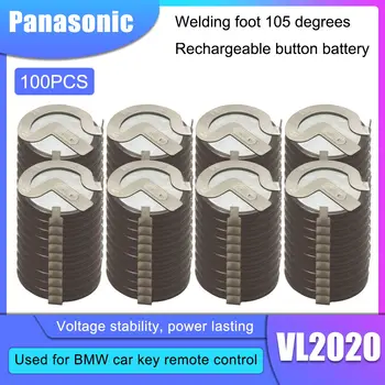 100VNT/daug Panasonic VL2020 2020 m. ličio baterija Su Kojų 105 laipsnių BMW automobilio raktas  10