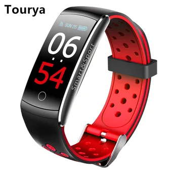 Tourya Q8S Smart Apyrankę IP68 Vandeniui Smart Juosta Fitness Tracker Kraujo Spaudimo Monitorius 