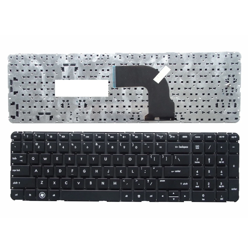 MUMS Juodas Naujas anglų klaviatūra, HP DV7-7000 DV7t-7100 DV7-7200 Nešiojamojo kompiuterio Klaviatūra
